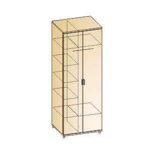 Грейс Шкаф ШК-5008 (2264х900х570 мм)