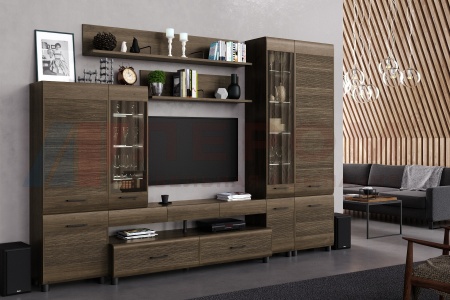 Гостиная-Стенка Камелия №2 (В-2172 х Ш-3060 х Г-452 мм)