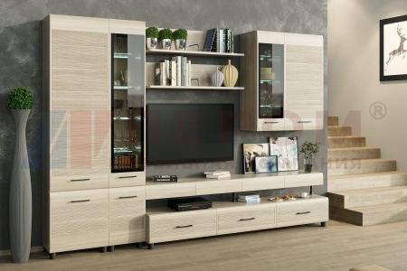 Гостиная-Стенка Камелия  №1 (В-2172 х Ш-3060 х Г-452 мм)