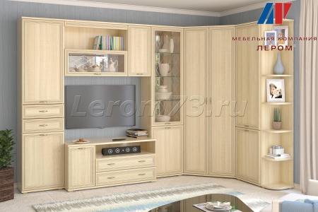 Гостиная-Стенка Карина-18 (В-2224 х (Ш-3196+1679) х Г-448 мм)